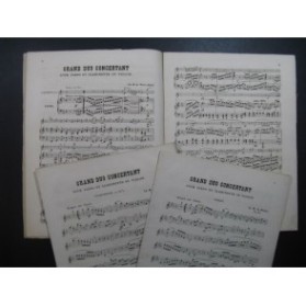 WEBER Grand Duo Concertant op 47 Piano Clarinette ou Violon XIXe