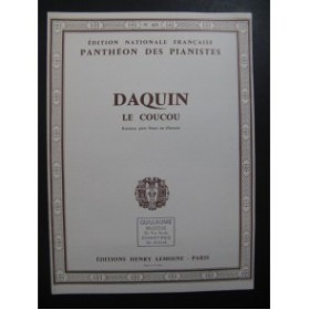 DAQUIN Claude Le Coucou Piano 1974