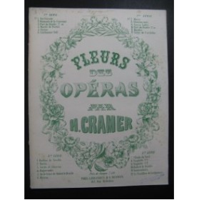 CRAMER Henri Les Huguenots Piano XIXe siècle