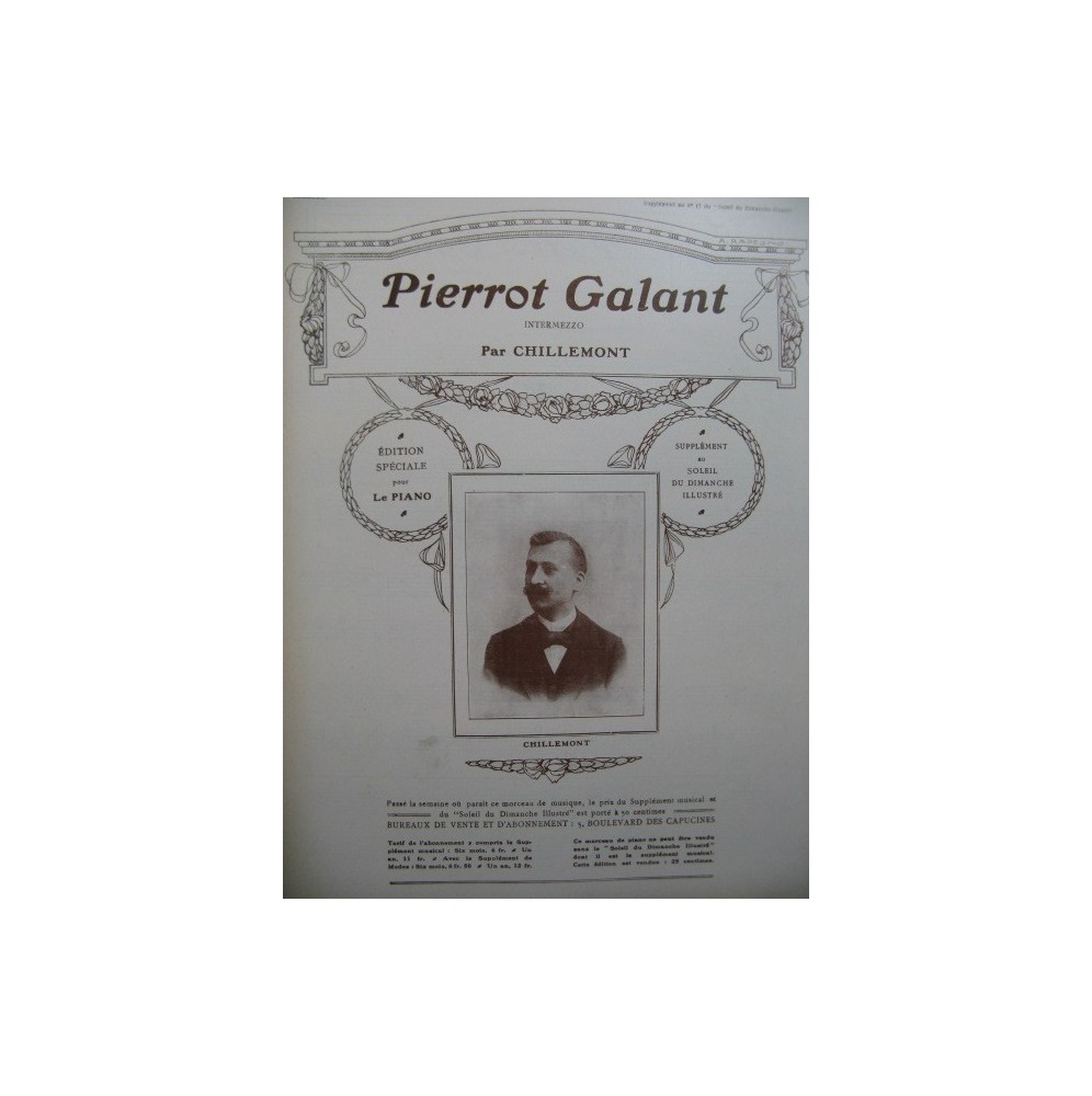 CHILLEMONT Pierrot Galant Piano