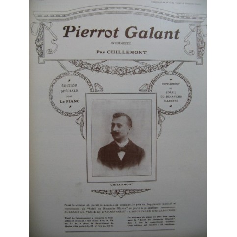 CHILLEMONT Pierrot Galant Piano