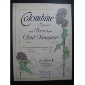 ROUGNON Paul Colombine Piano 1913