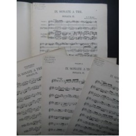 HAENDEL G. F. Sonate a Tre No 9 pour 2 Violons et Piano ou Violoncelle