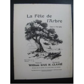 CLAVIÉ H. La Fête de l'Arbre Chant Piano 1927