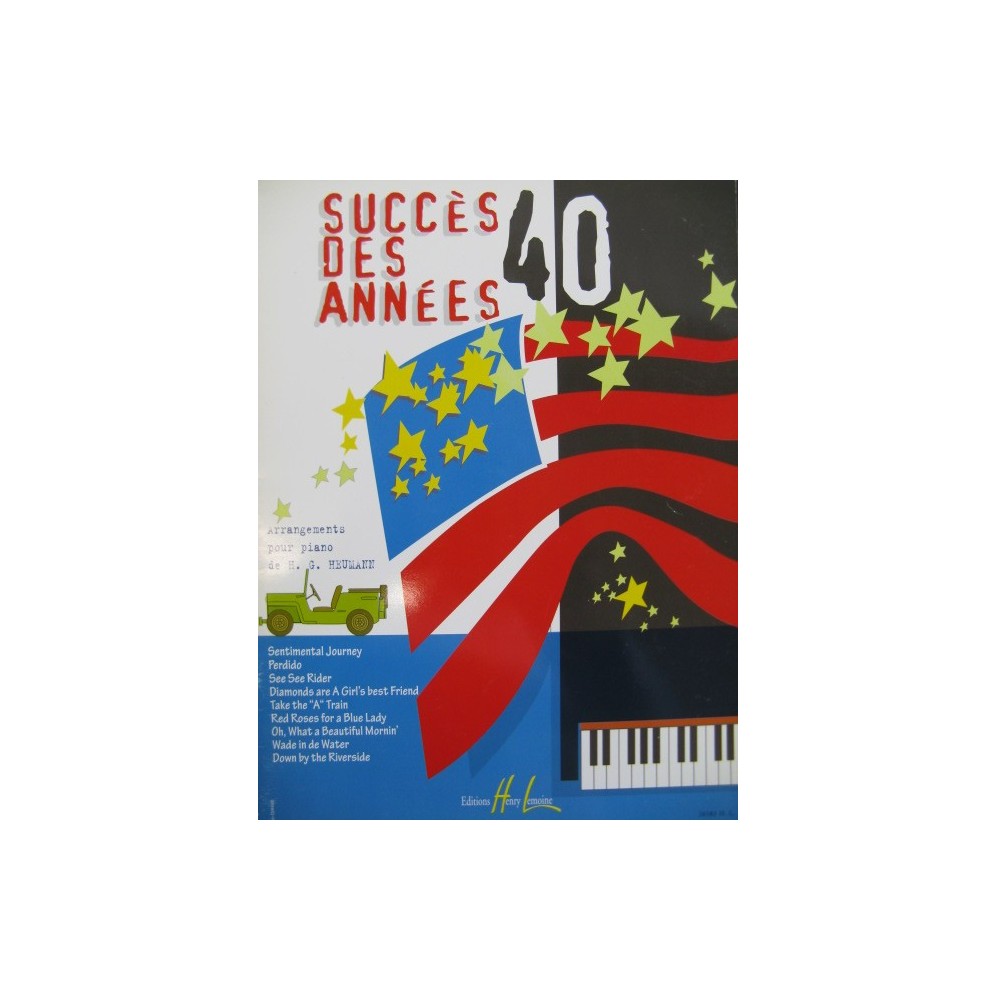 Succès des années 40 9 pièces pour Piano 2000