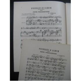 COTRUFO J. Feuilles d'Album Violon Piano 1888