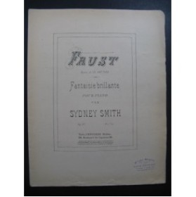SMITH Sydney Faust Piano XIXe siècle