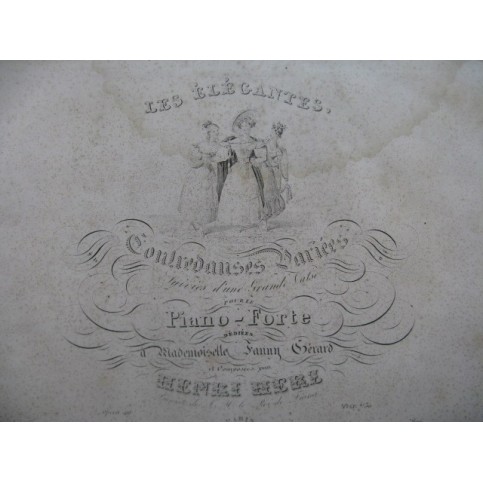 HERZ Henri Les Élégantes Piano ca1850