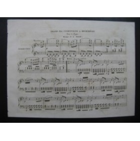 ROGAT A. Grand Pas Cosmopolite de Micromégas Piano XIXe siècle