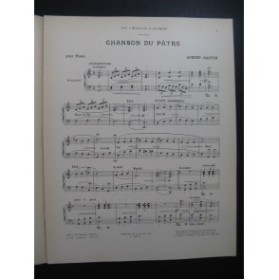 AUBERT Gaston Chanson du Pâtre Piano 1915