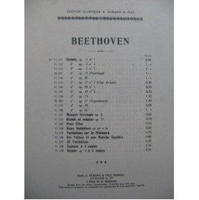 BEETHOVEN Sonate op 79 Piano 1927