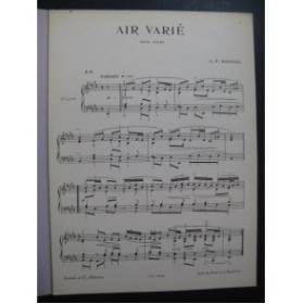 HAENDEL G. F. Air Varié Piano