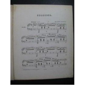 SPINDLER Fritz Grazioso Piano XIXe siècle