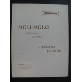 FERDANDEZ J. & SANCHO J. Méli Mélo Piano