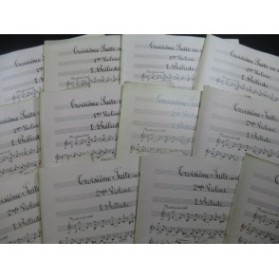 MARAIS Marin Troisième Suite pour Orchestre à Cordes