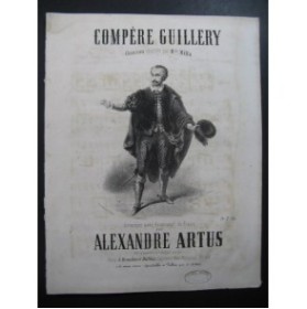 ARTUS Alexandre Compère Guillery Chant Piano ca1840