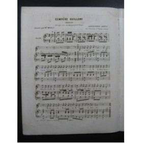 ARTUS Alexandre Compère Guillery Chant Piano ca1840