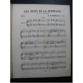 DIABELLI Anton Sonatine No 1 Ut Piano 4 mains XIXe