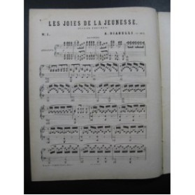 DIABELLI Anton Sonatine No 1 Ut Piano 4 mains XIXe