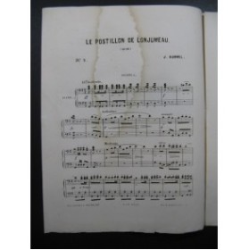 RUMMEL Joseph Le Postillon de Lonjumeau Piano 4 mains XIXe