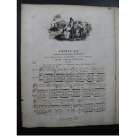 PANSERON Auguste Emmène Moi Chant Piano ca1830