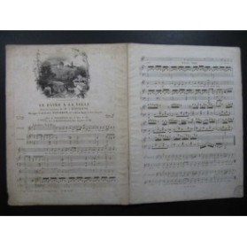 PANSERON Auguste Le Pâtre à la Ville Chant Piano ca1830