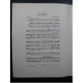 VERSEPUY Marius Chanson d'Auvergne Les Boeufs Chant Piano 1907