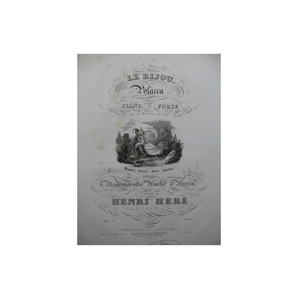 HERZ Henri Le Bijou Piano ca1830