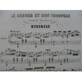 STEIBELT Daniel Le Berger et son Troupeau Piano 1861