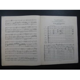 MOZART W. A. Kantate Dir Seele Chant Piano ou Orchestre