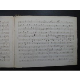 CARON Gustave Walse Manuscrit Piano XIXe