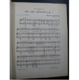 DE MARANGUE Edouard Souvenirs et Reflets 2e Volume Chant Piano