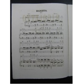 VERDI Giuseppe Rigoletto No 7 Air Chant Piano ca1880