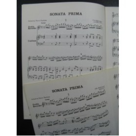 BELLIZANI P. B. Sonata Prima Piano Flûte à bec 1972
