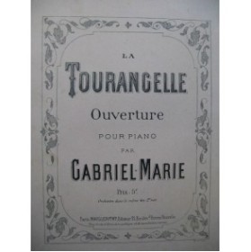 MARIE GABRIEL La Tourangelle Piano XIXe siècle