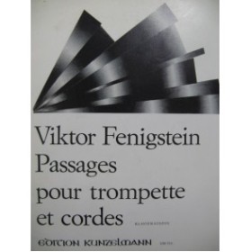 FENIGSTEIN Victor Passages Piano Trompette 1981