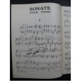 BOISSELET Paul Sonate Dédicace Piano 1948