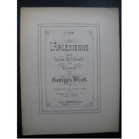 BIZET Georges L'Arlesienne 1e Suite Piano 4 mains ca1880