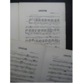 RAFF Joachim Cavatine Piano Violon ou Violoncelle ca1870