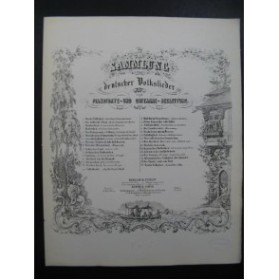 Volkslied aus dem Thüringer Wald Chant Piano ca1852