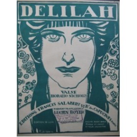 NICHOLL'S Horatio Delilah Piano 1917
