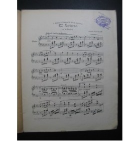 FAURE Gabriel 4ème Nocturne Piano