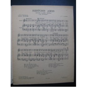 Folklore Anglais Francis Blanche 16 Pièces Chant Piano 1945