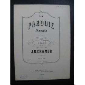 CRAMER J. B. La Parodie Piano