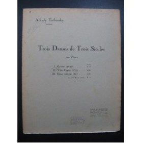 TREBINSKY Arkady Danse du XIXe No 2 Valse Caprice Piano 1927