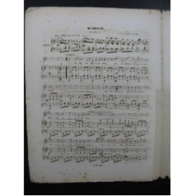 MASINI F. M'Amour Villanelle Chant Piano ca1830