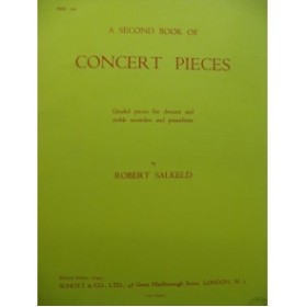 SALKELD Robert A second Book of Concert Pieces Flûte à bec Piano