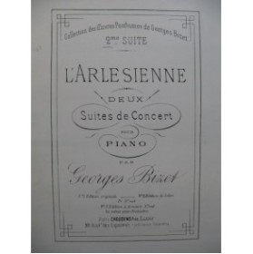 BIZET Georges L'Arlesienne 2e Suite Piano 4 mains ca1880