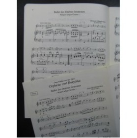 GLUCK C. W. Orpheus und Eurydike 2 Pièces Piano Flûte