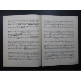 LECOCQ Charles La Chauve-Souris et les deux Belettes Chant Piano XIXe